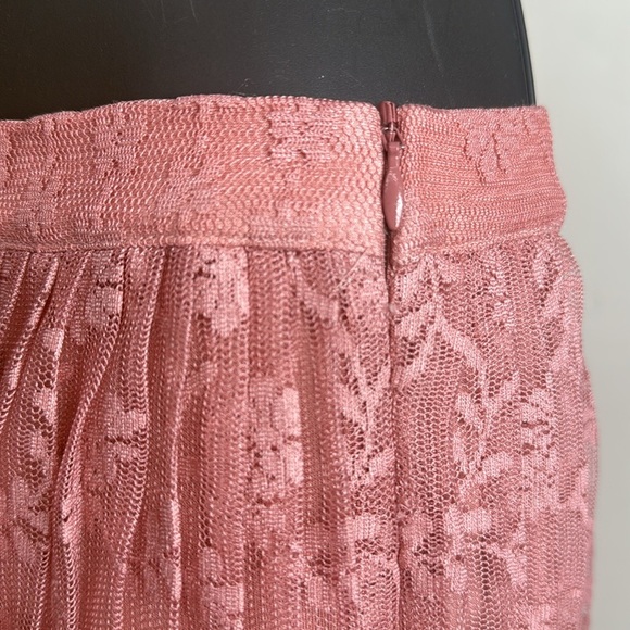 (K2) Anthropologie Brighton Tiered Lace Midi Skirt, Size 0 - Picture 4 of 15